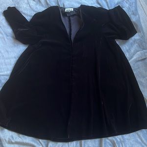 Vintage Karen Lucas “niki” black velvet jacket
